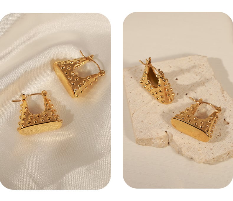 New Minimalist Punk Earrings For Women Party Retro Jewelry