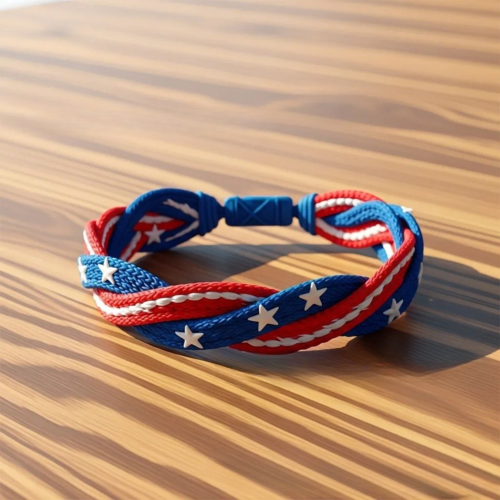 USA Pride Woven Bracelet