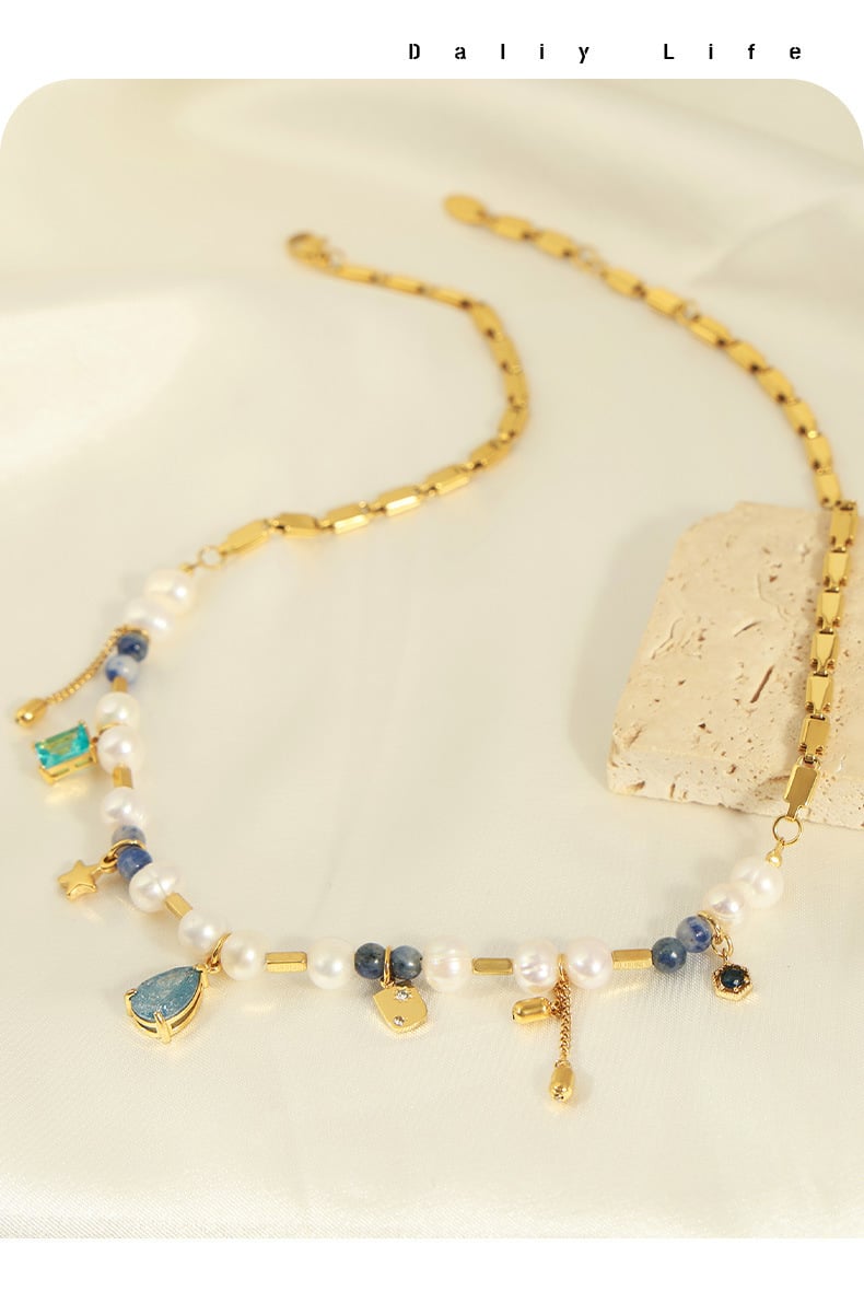 Beach Pearl Necklace