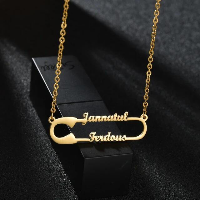 Personalized Custom Names Pendant Necklace