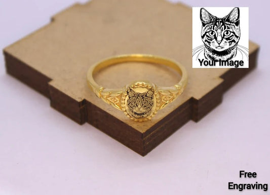 Pet Personalized Photo Ring