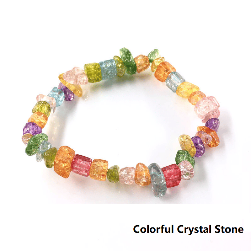 ✨Natural Crystals Stretchy Chip Bracelets,Bracelet For Women,Healing Crystals Chip Bracelet,For Gift Crystals Bracelets