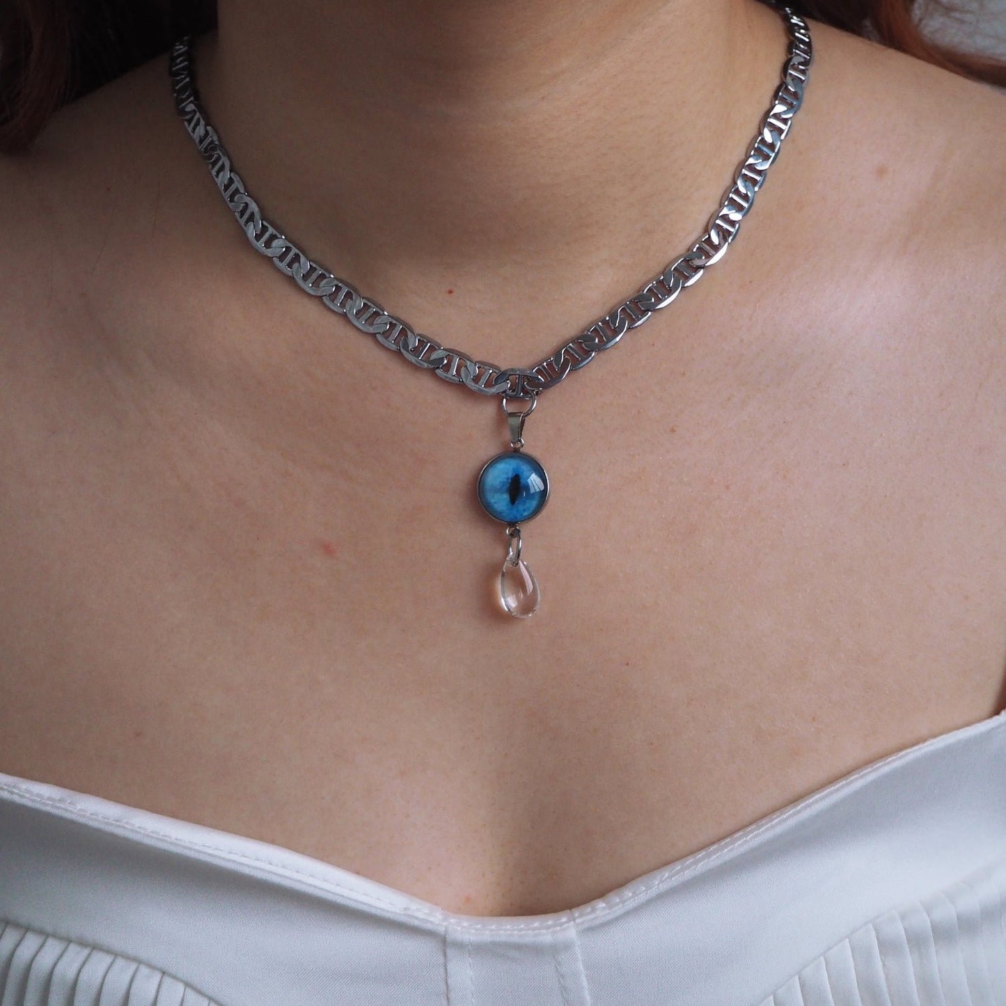 Custom Pet Eye Necklace