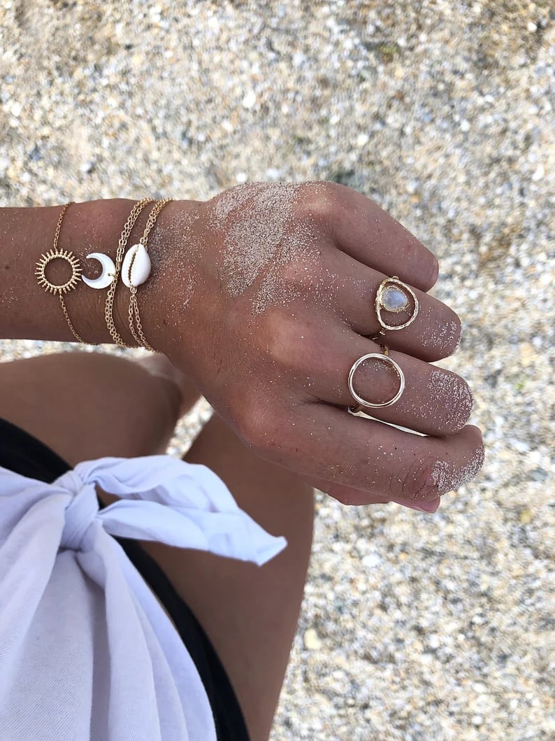 Natural Moonstone ring