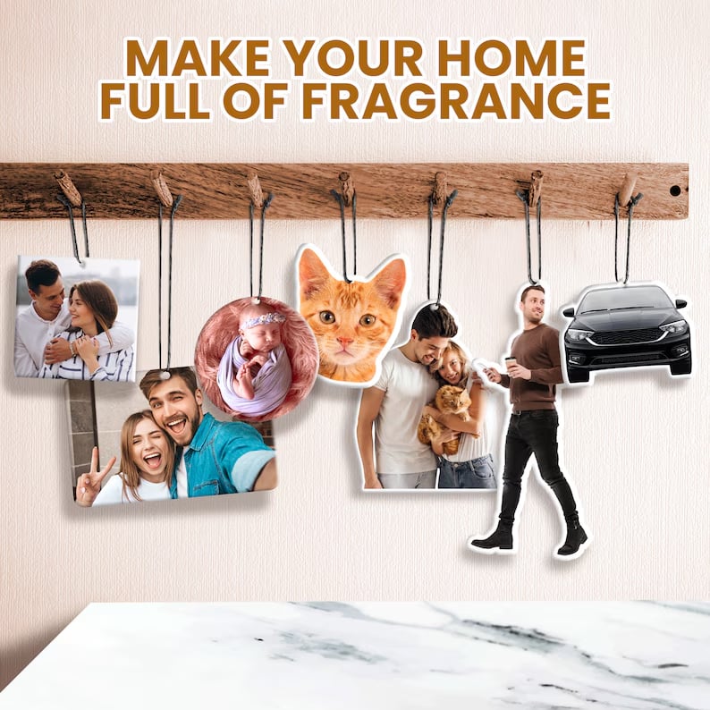 Picture Air Freshener - Cute Car Accessories, Photo Freshener