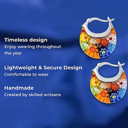 Murano Style Earrings