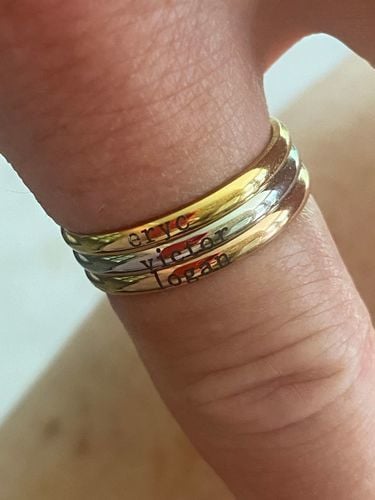 💖Petite Custom Name Ring