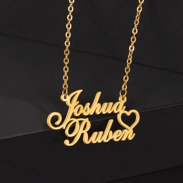 Personalized Custom Names Pendant Necklace