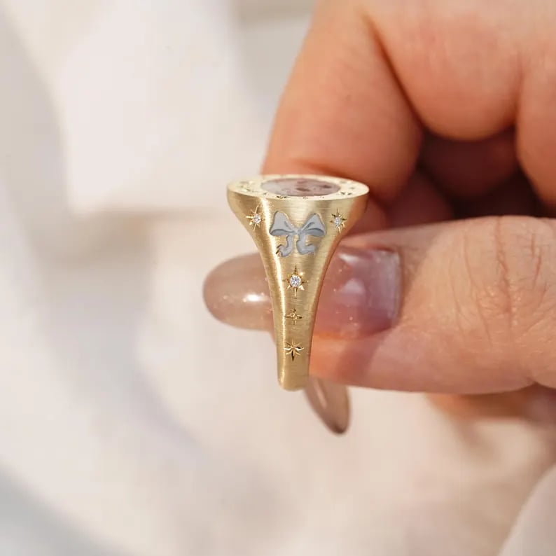 Personalized Pet Enamel Ring