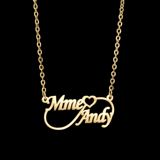 Personalized Custom Names Pendant Necklace