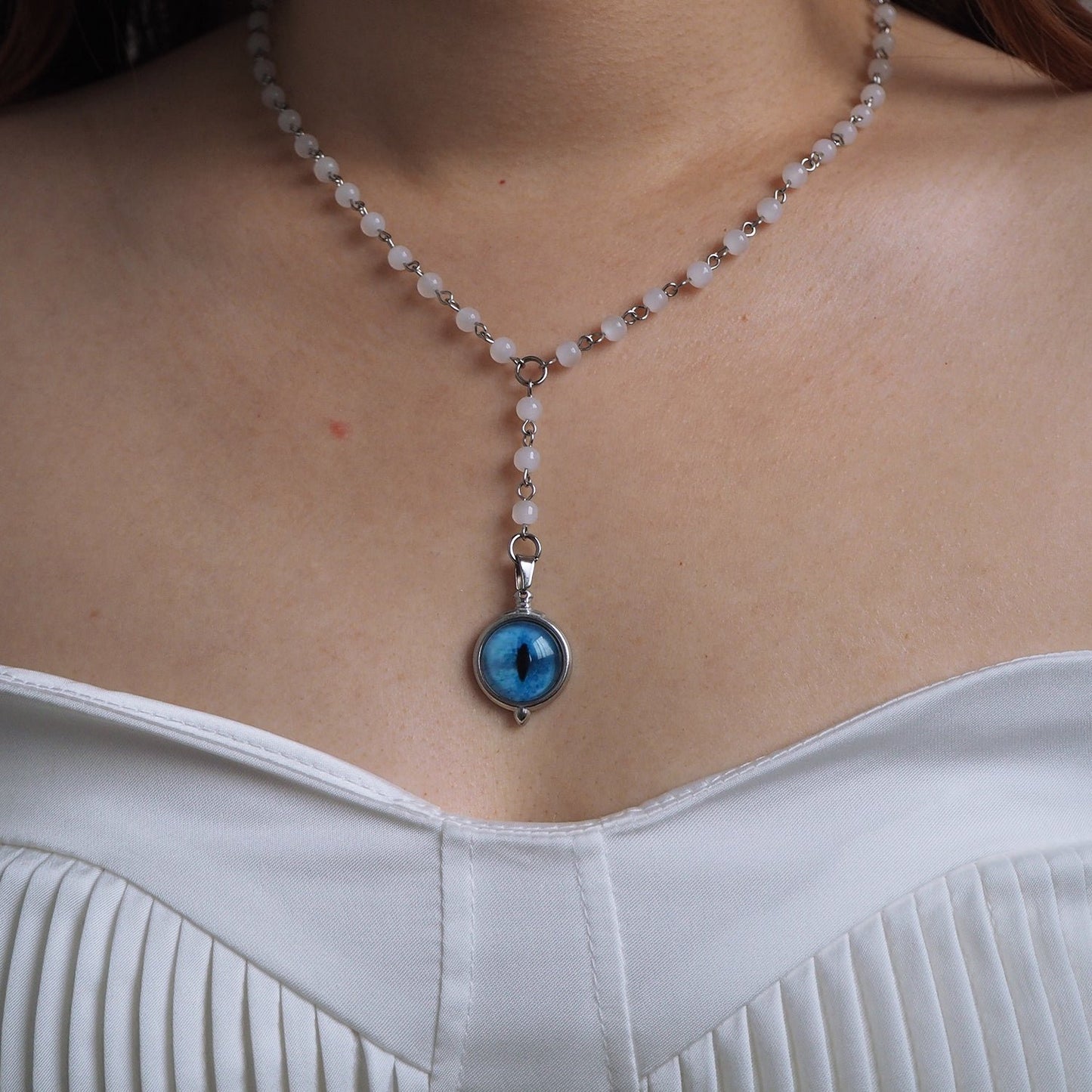 Custom Pet Eye Necklace