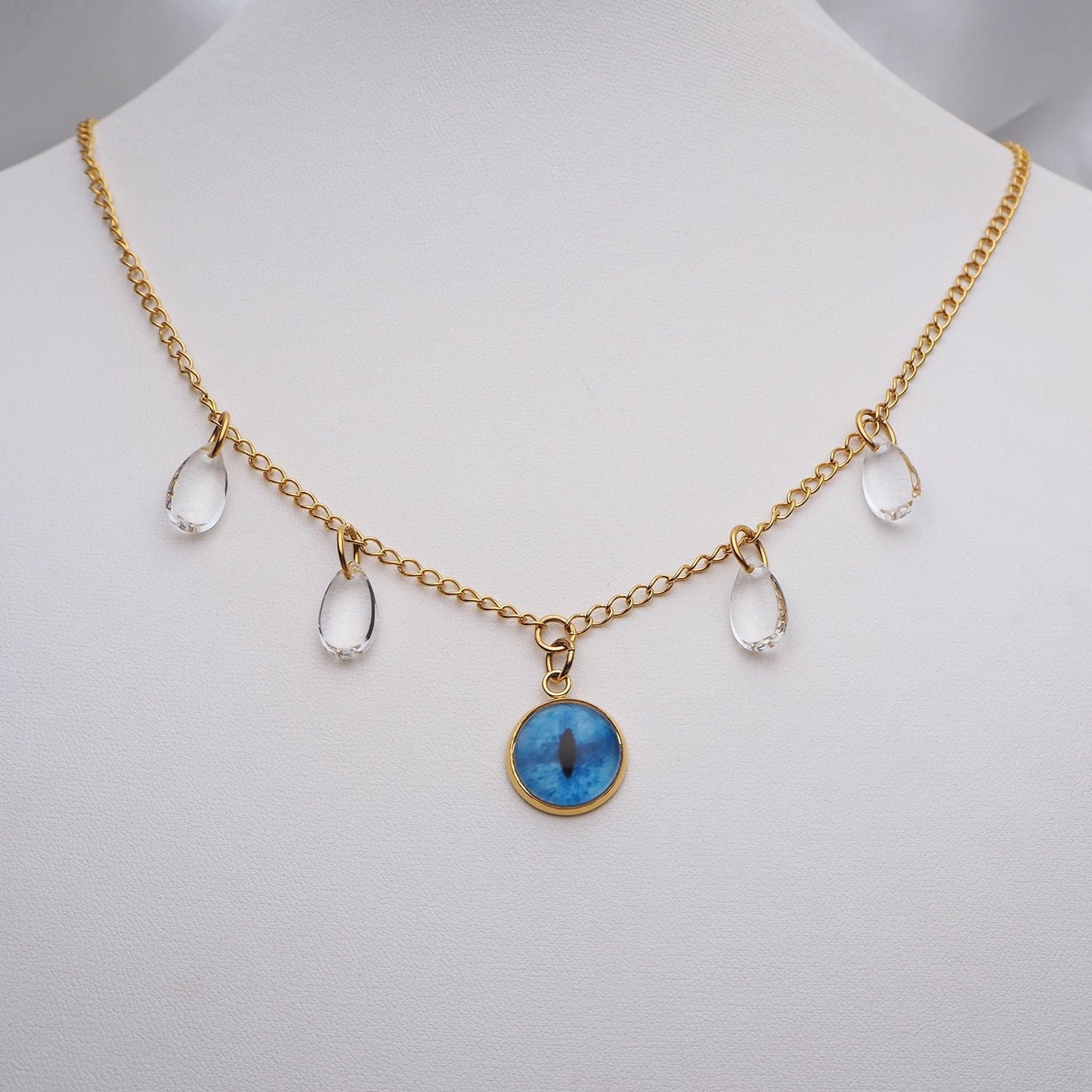 Custom Pet Eye Necklace