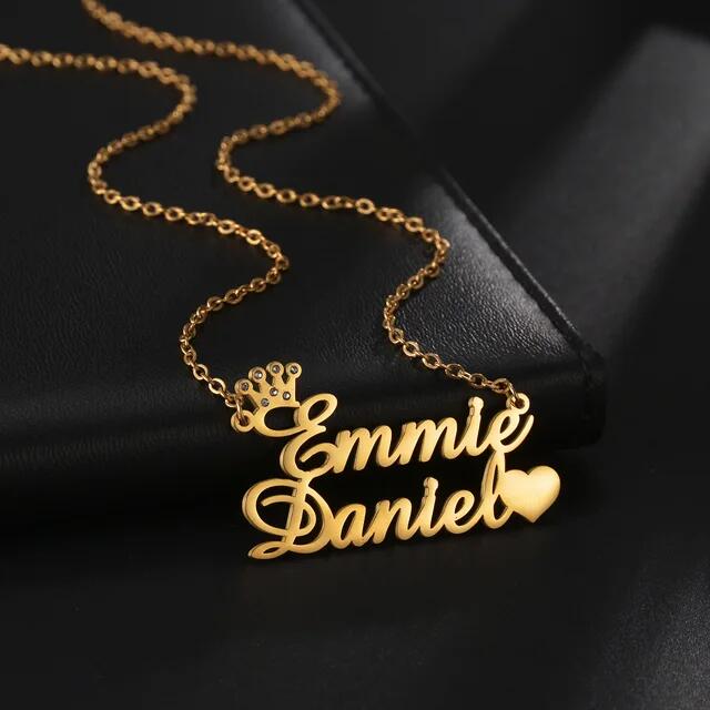 Personalized Custom Names Pendant Necklace