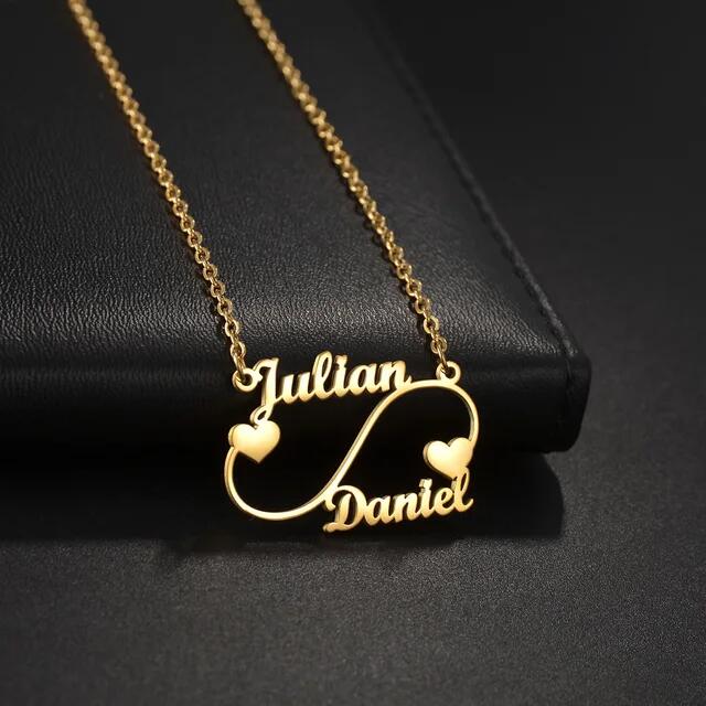 Personalized Custom Names Pendant Necklace