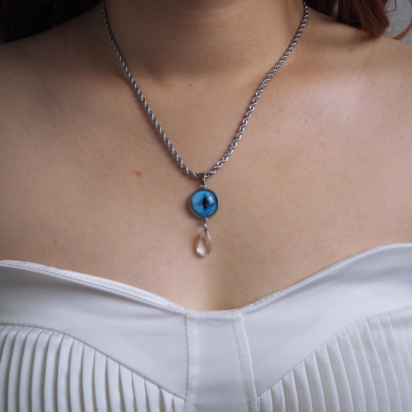 Custom Pet Eye Necklace