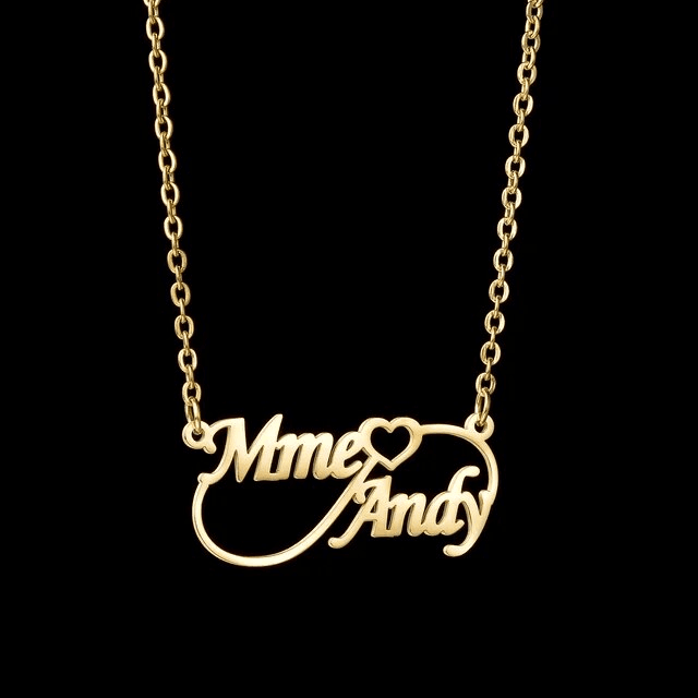Personalized Custom Names Pendant Necklace