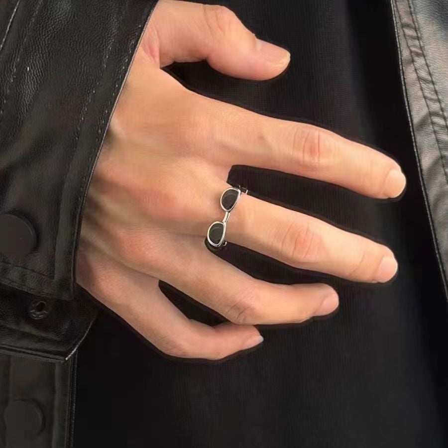 Sunglasses Ring Niche Design Spoof Fun
