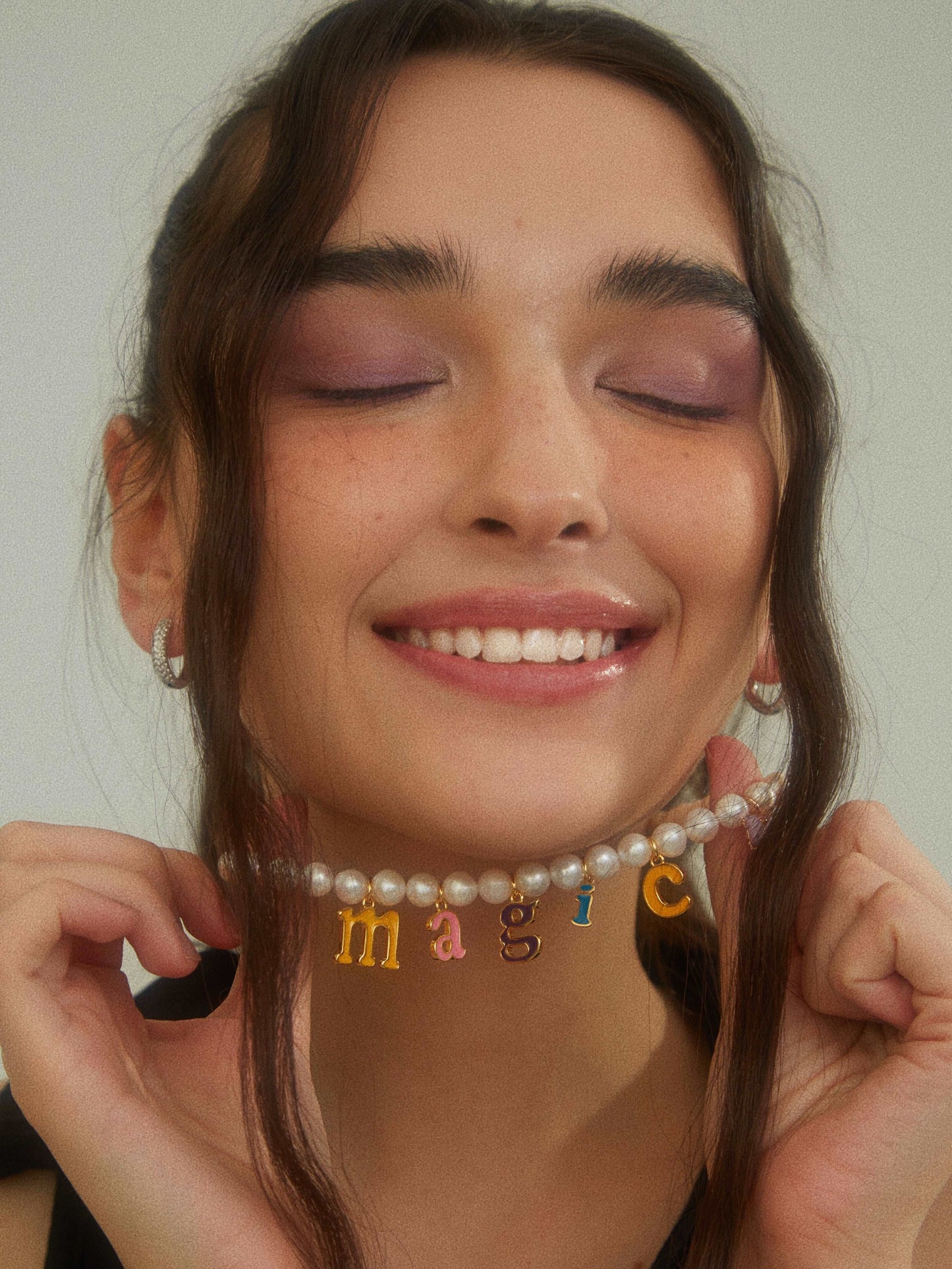 Custom 26 Letters Pearl Necklace