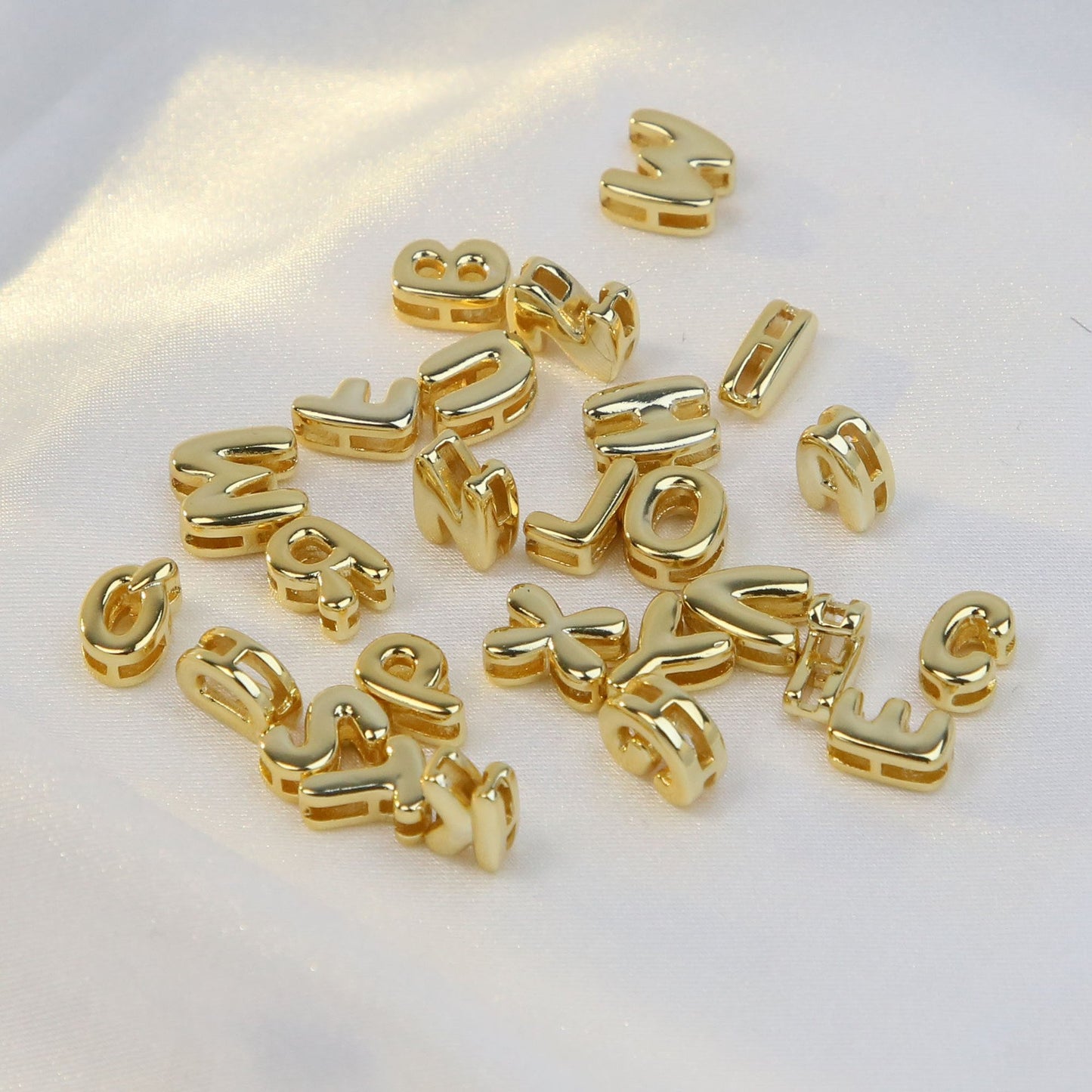 Pretty Party Girl Bubble Letter Necklace