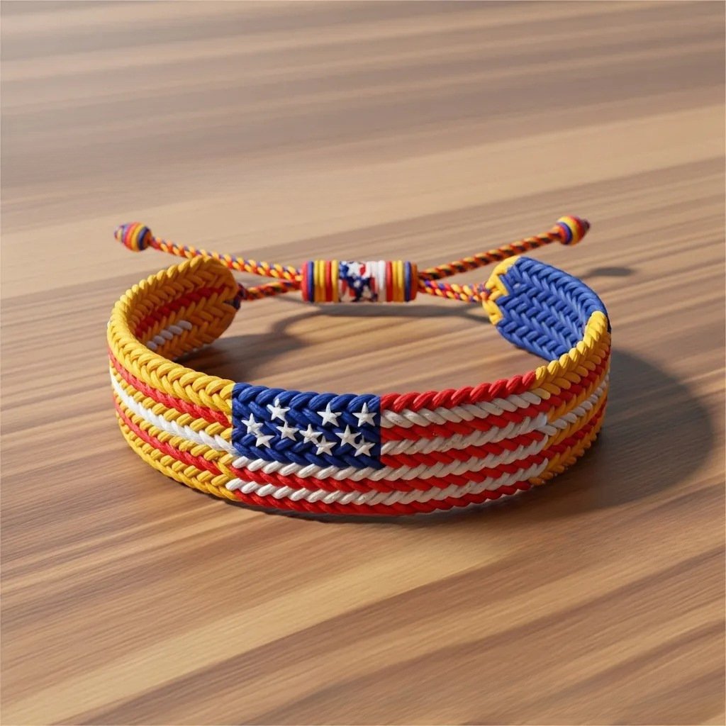 USA Pride Woven Bracelet