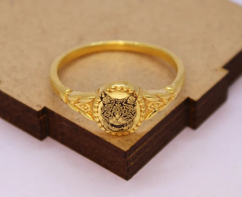 Pet Personalized Photo Ring