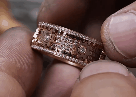 💎Rotating gear ring