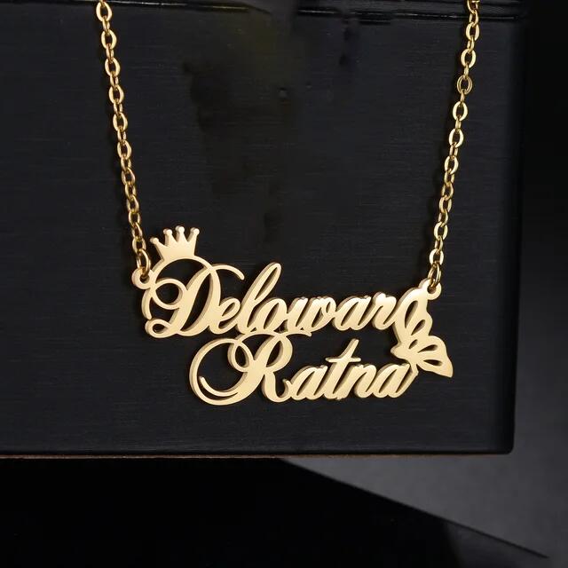 Personalized Custom Names Pendant Necklace