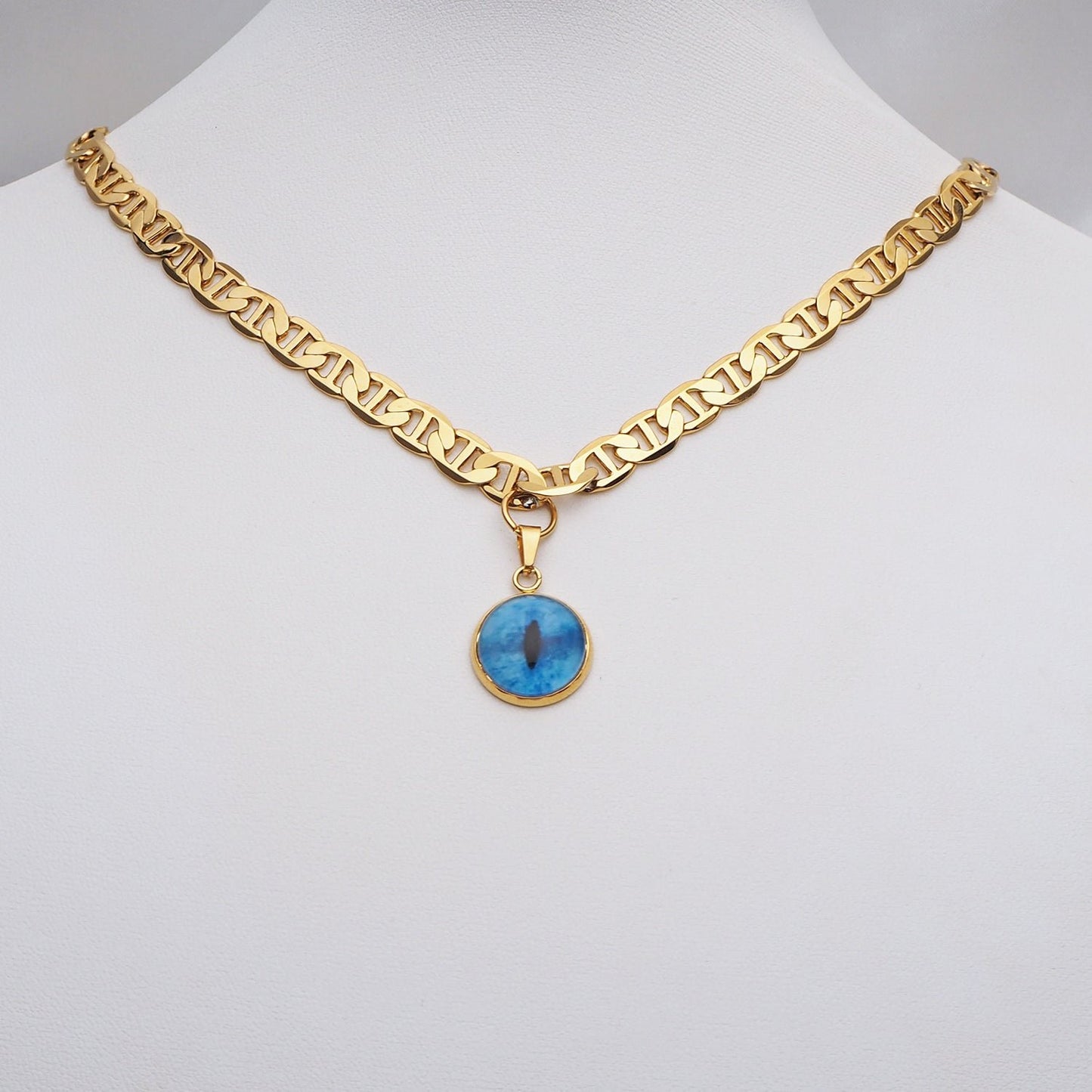 Custom Pet Eye Necklace