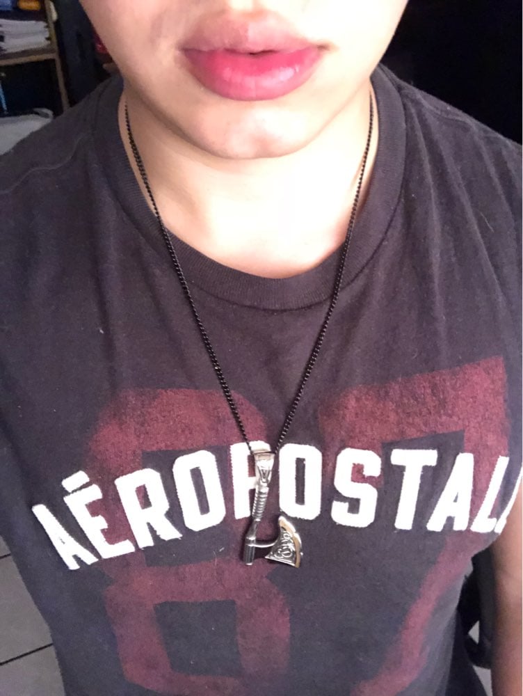 Viking Knot Axe Necklace