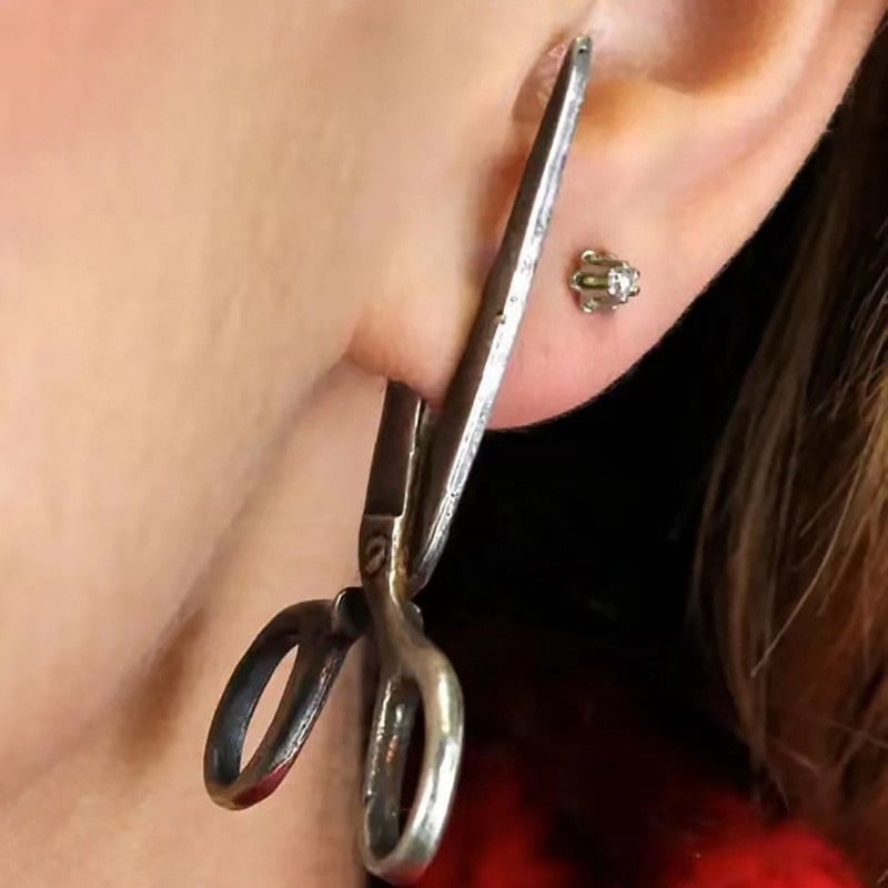 Vintage Scissors Earrings