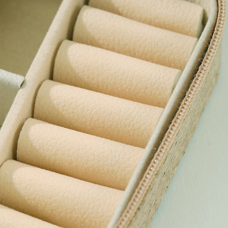 🎁Clearance Price🎁Cork Travel Jewelry Case