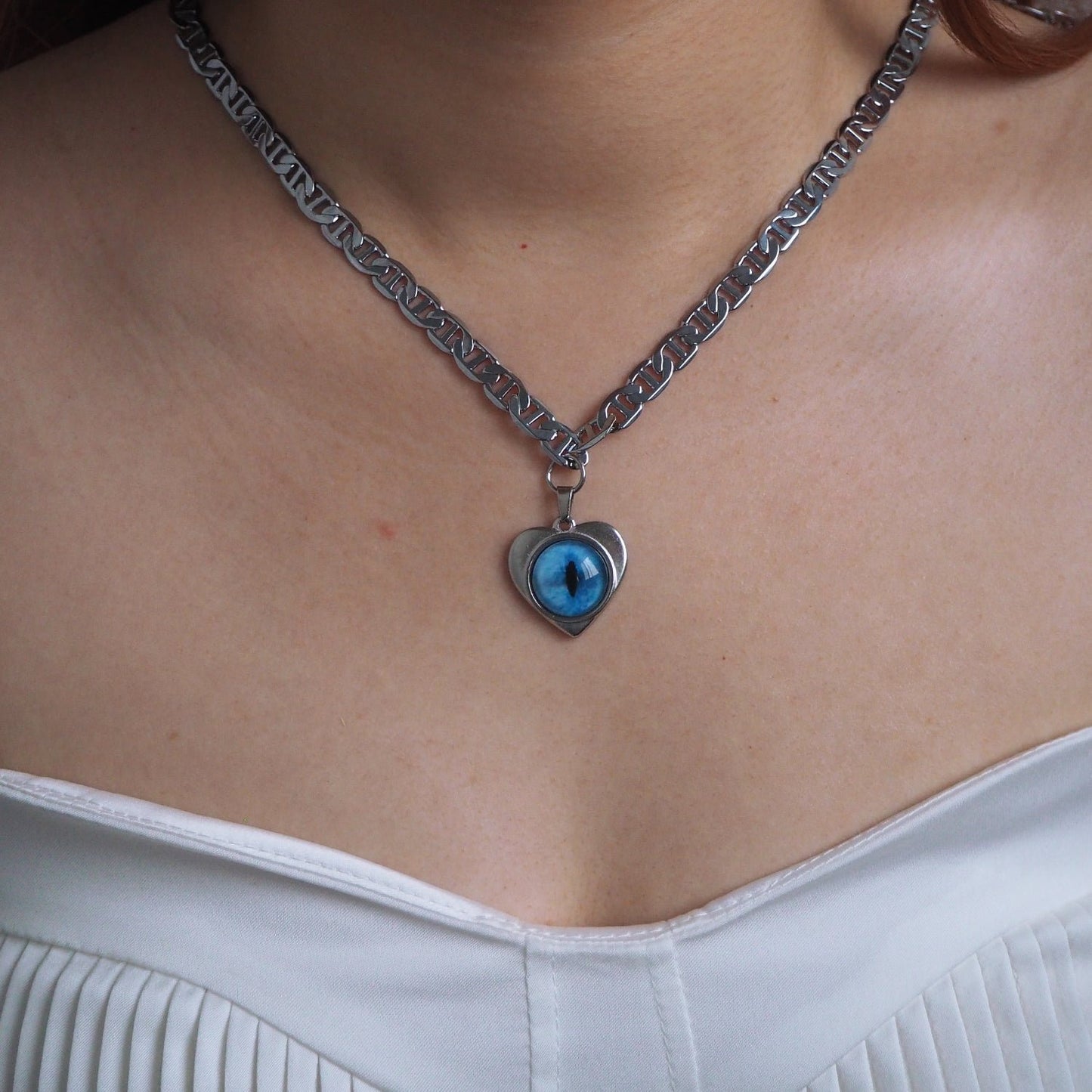 Custom Pet Eye Necklace