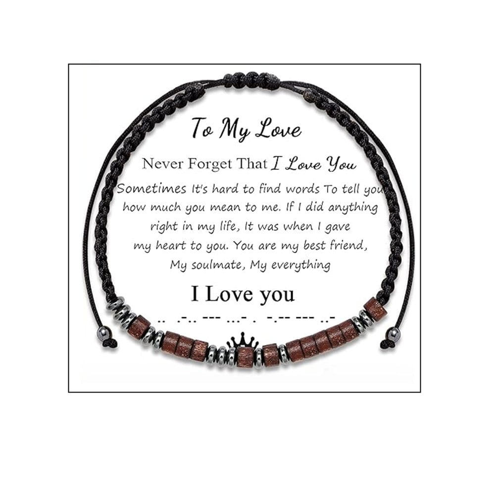 🔥Hot Selling🔥 I Love You Morse Code Bracelet