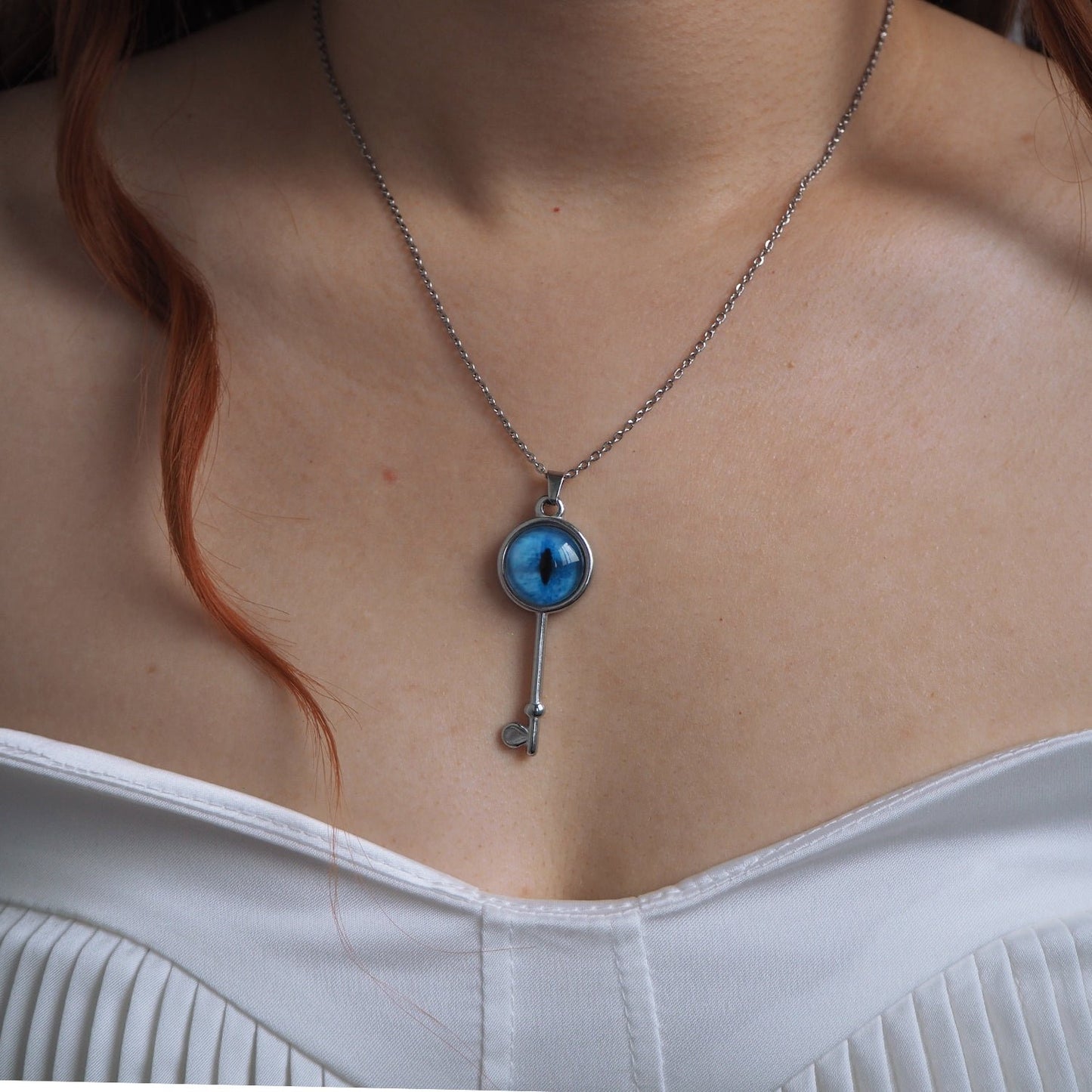 Custom Pet Eye Necklace