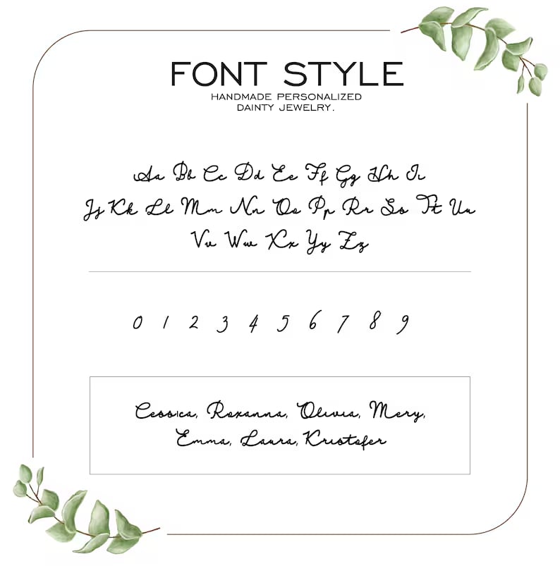 Personalized Signature Necklace, Custom Name Necklace