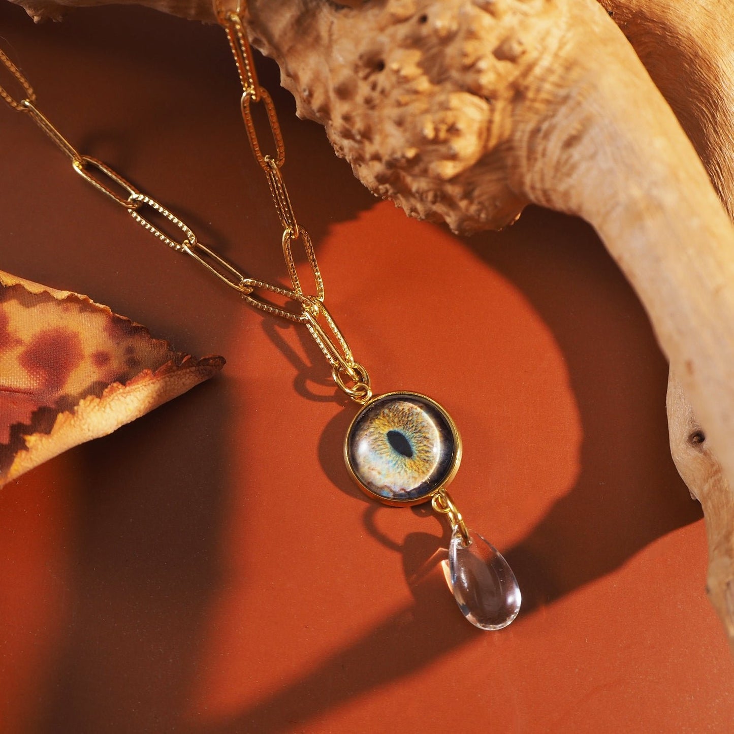 Custom Pet Eye Necklace