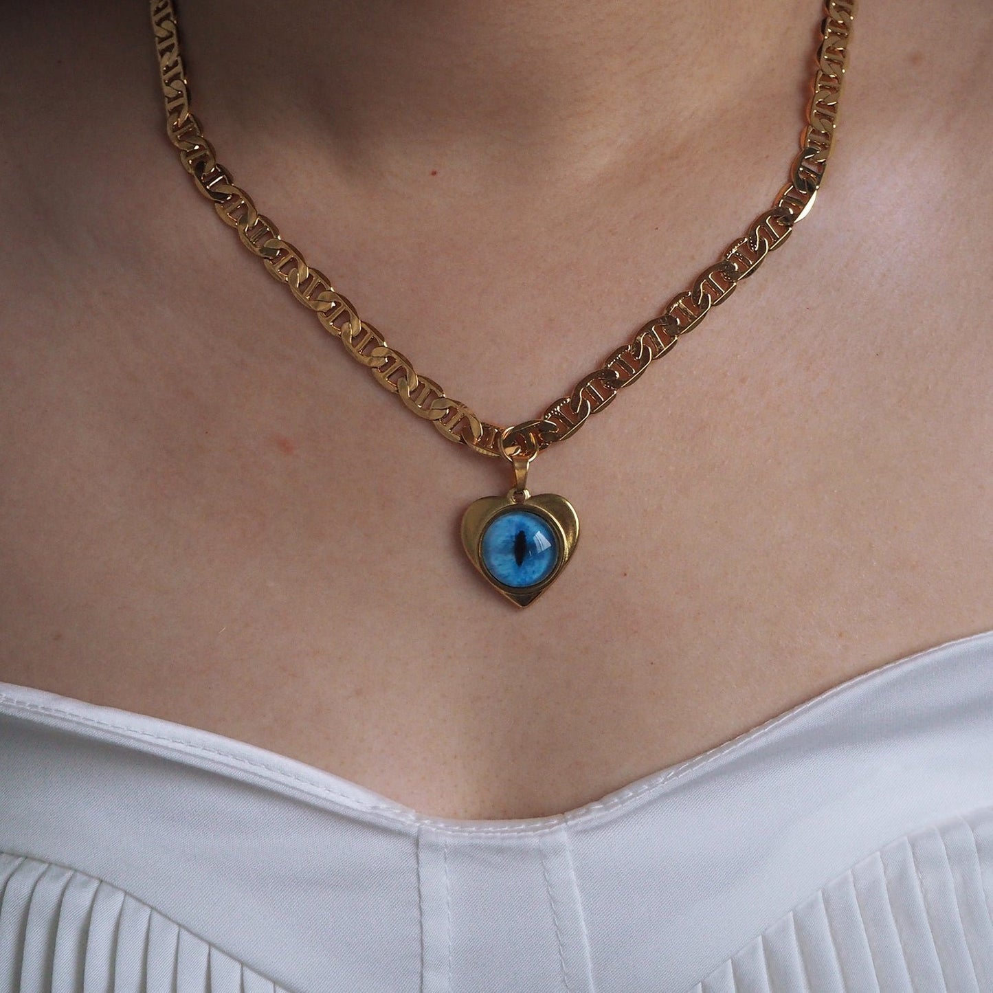 Custom Pet Eye Necklace