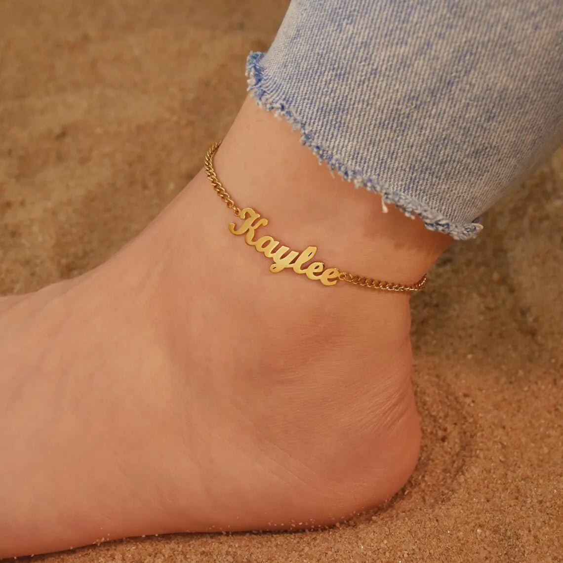 Personalized Name Anklet