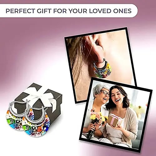 Murano Style Earrings