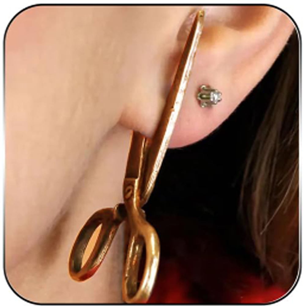 Vintage Scissors Earrings