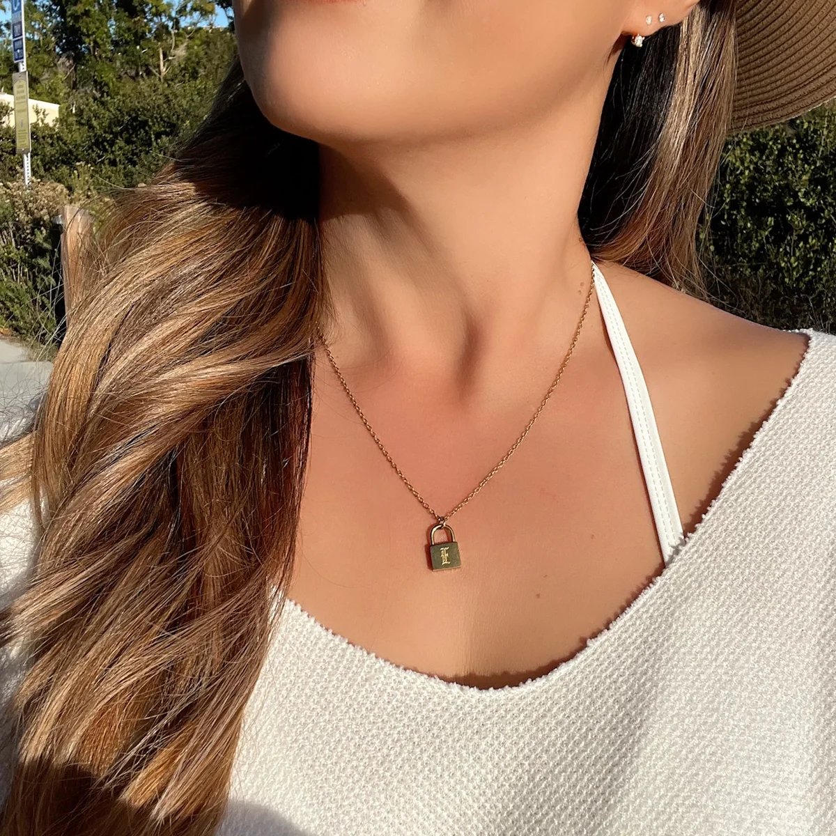 Concentric Lock Necklace