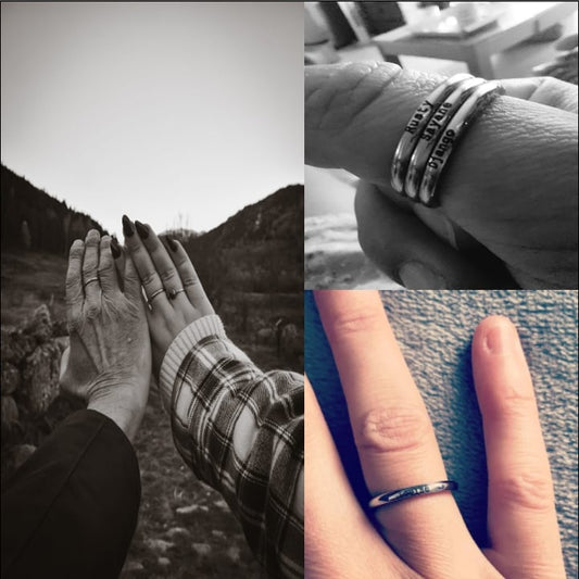 💖Petite Custom Name Ring