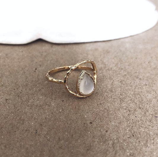 Natural Moonstone ring
