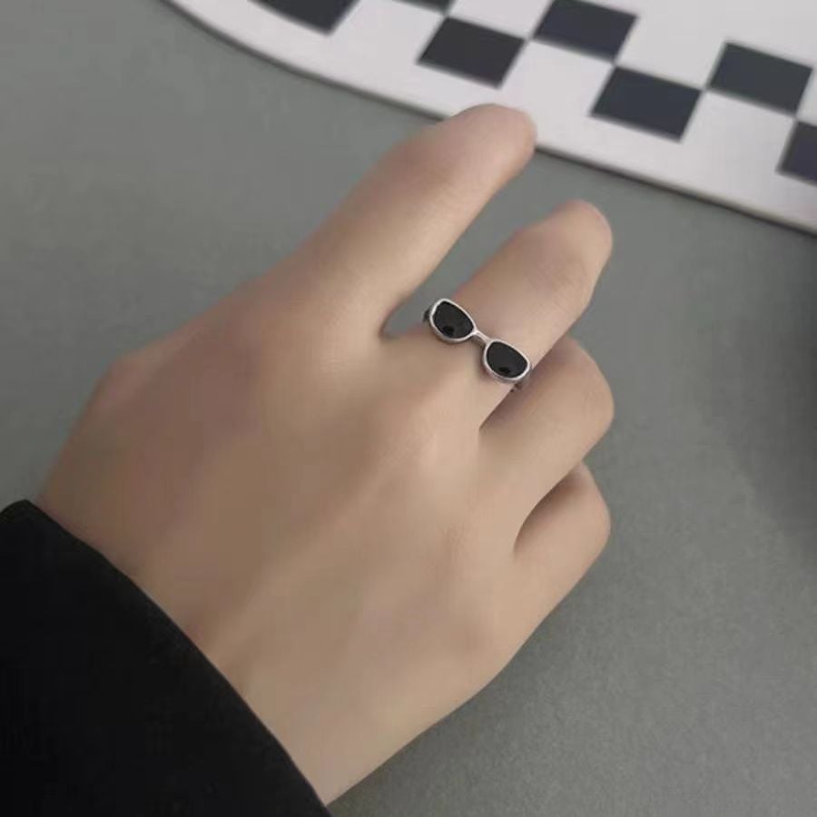 Sunglasses Ring Niche Design Spoof Fun