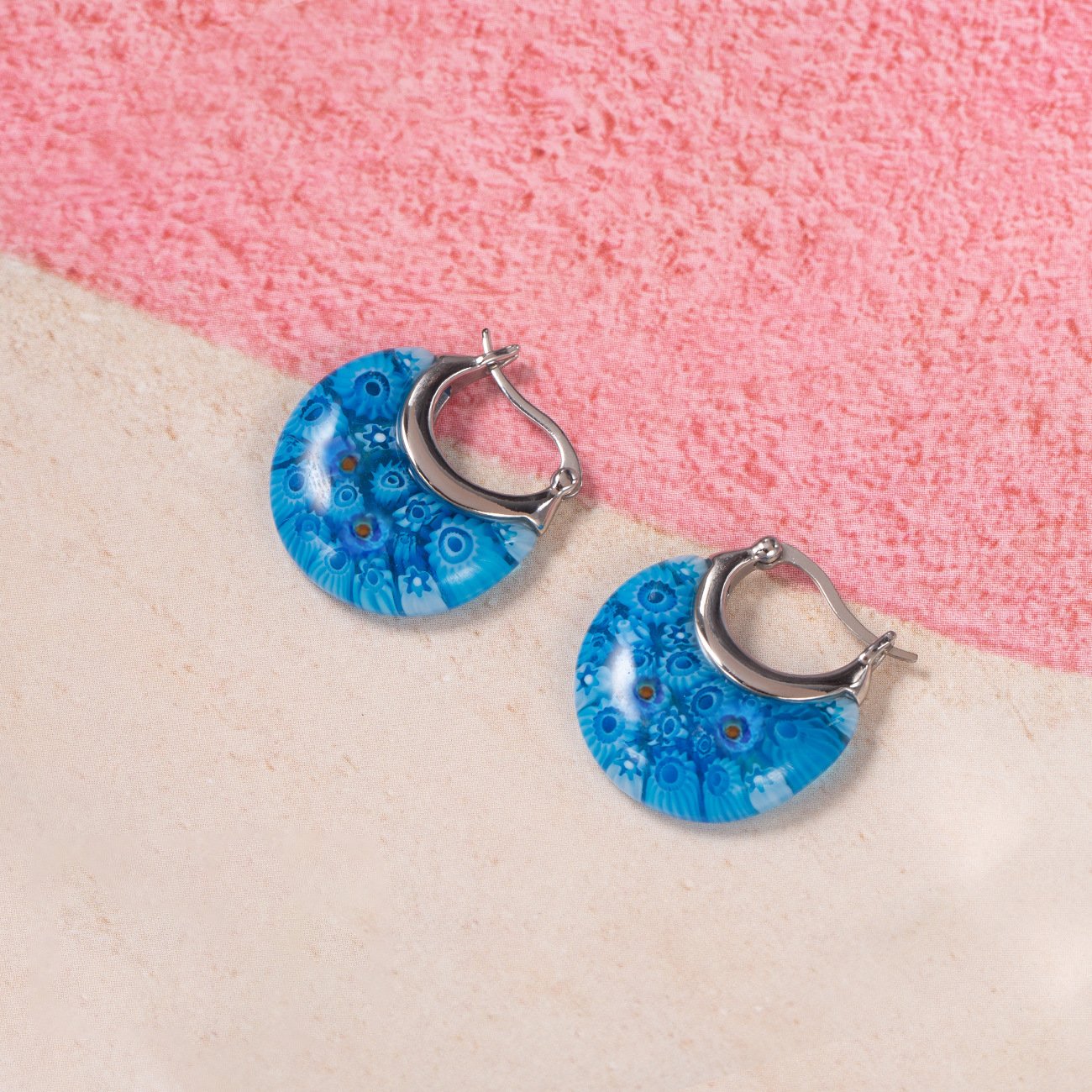 Murano Style Earrings
