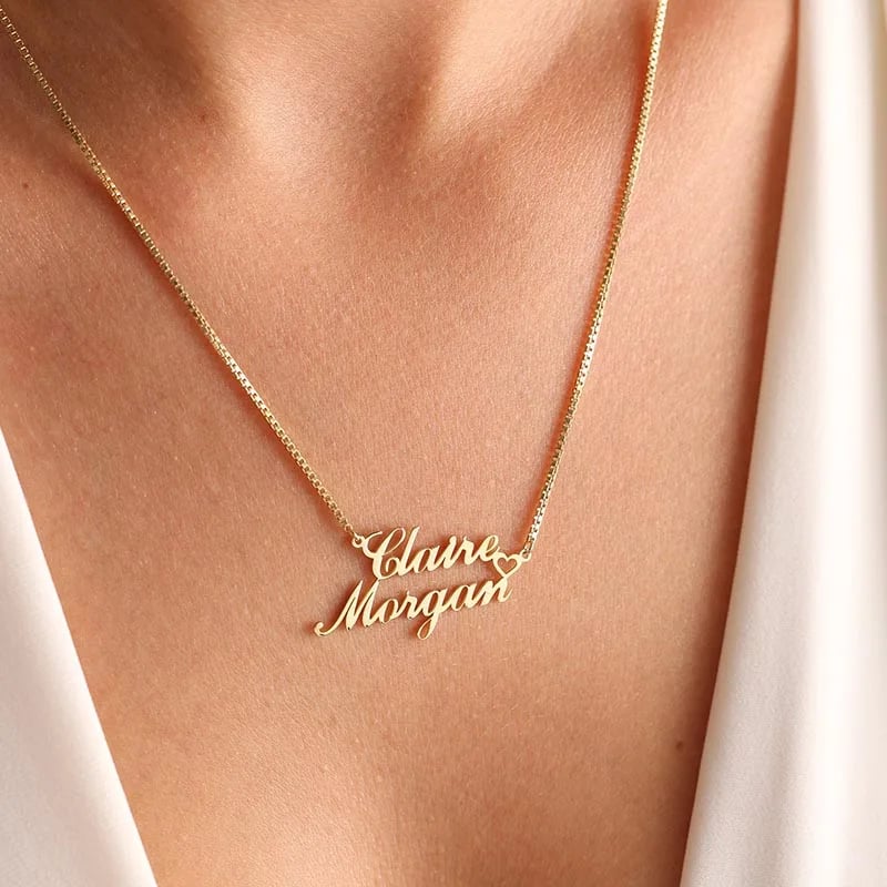 Personalized Custom Names Pendant Necklace