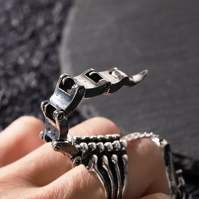 Scorpion Ring Heavy Rock Punk Joint Knuckle Ring