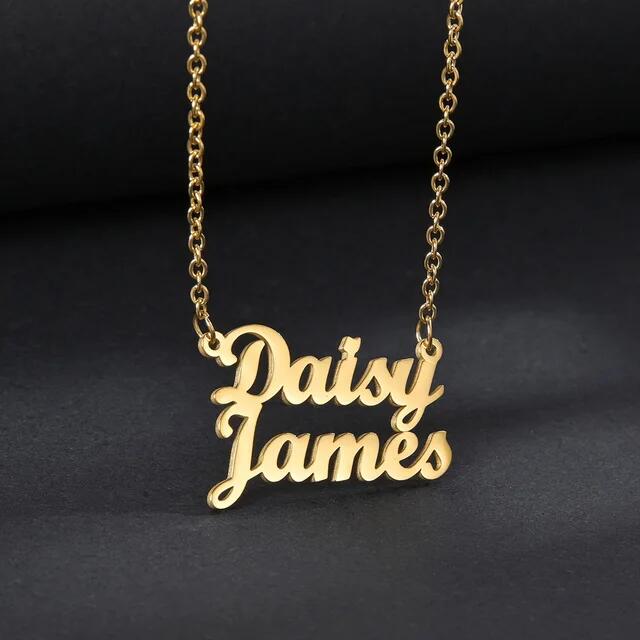 Personalized Custom Names Pendant Necklace