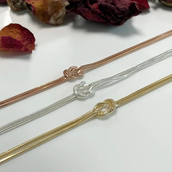 Bracciale con fiocco