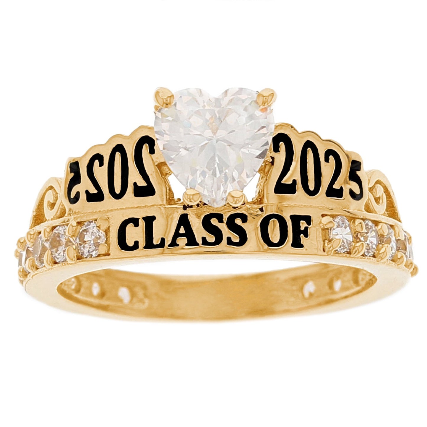 2025 Graduation Heart Ring